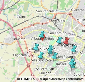 Mappa Via Leopoldo Nobili, 41126 Modena MO, Italia (2.04818)