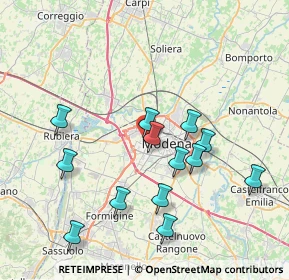 Mappa Via Leopoldo Nobili, 41126 Modena MO, Italia (7.72846)