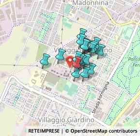 Mappa Via Leopoldo Nobili, 41126 Modena MO, Italia (0.252)