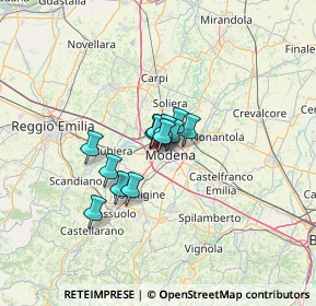 Mappa Via Leopoldo Nobili, 41126 Modena MO, Italia (6.90923)