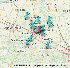 Mappa Via Leopoldo Nobili, 41126 Modena MO, Italia (8.246)