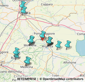 Mappa SS16, 44011 Argenta FE, Italia (13.86294)