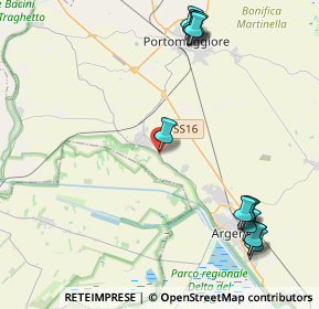 Mappa SS 16, 44011 Argenta FE, Italia (5.43615)