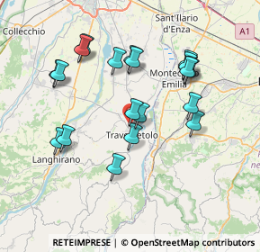 Mappa Via G. Picelli, 43029 Traversetolo PR, Italia (7.2505)