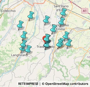 Mappa Via G. Picelli, 43029 Traversetolo PR, Italia (6.16167)