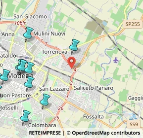 Mappa Via Giovanni Dalton, 41122 Modena MO, Italia (3.24077)