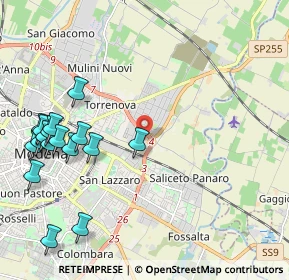 Mappa Via Giovanni Dalton, 41122 Modena MO, Italia (2.64529)