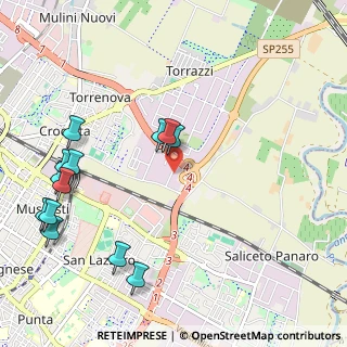 Mappa Via Giovanni Dalton, 41122 Modena MO, Italia (1.27154)