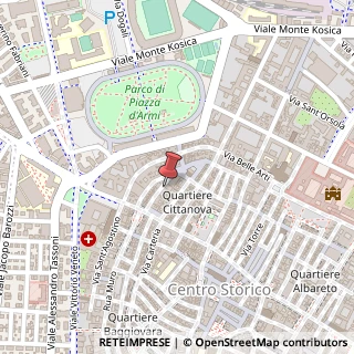 Mappa Via Cardinale Giovanni Morone, 26, 41121 Modena, Modena (Emilia Romagna)