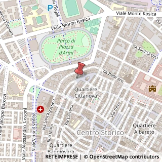 Mappa Via Castelmaraldo, 41, 41121 Modena, Modena (Emilia Romagna)