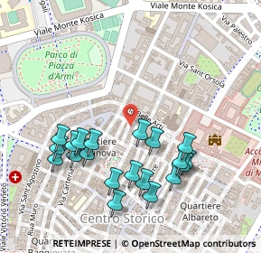 Mappa Via Nicolò Cavallerini, 41126 Modena MO, Italia (0.2585)