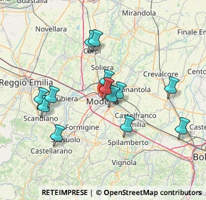 Mappa Via Nicolò Cavallerini, 41126 Modena MO, Italia (13.54)