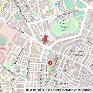 Mappa Via Emilia Ovest, 30, 41121 Modena, Modena (Emilia Romagna)