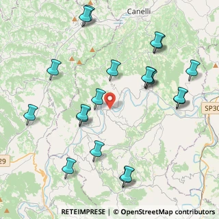 Mappa Regione Busdone, 14050 Cessole AT, Italia (4.8265)