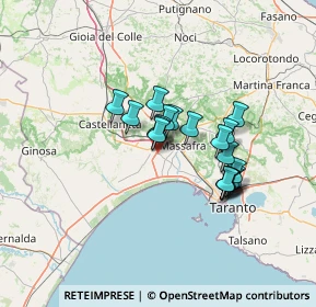 Mappa SP 39, 74019 Palagiano TA, Italia (10.896)