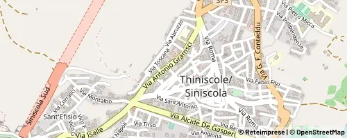 Mappa Siniscola