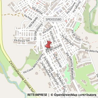 Mappa Via del Vascello, 5, 74013 Ginosa, Taranto (Puglia)