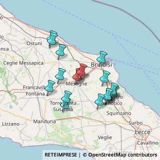 Mappa Zona industriale Lotto, 72023 Mesagne BR, Italia (13.61316)