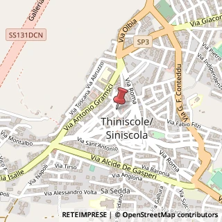 Mappa Via Cavallotti, 21, 08029 Siniscola, Nuoro (Sardegna)