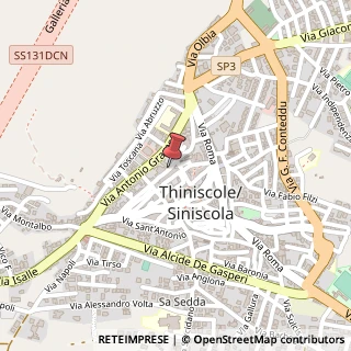 Mappa Via piemonte 30, 08029 Siniscola, Nuoro (Sardegna)