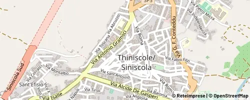 Mappa Siniscola