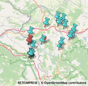 Mappa Via Roma, 85050 Savoia di Lucania PZ, Italia (7.4695)