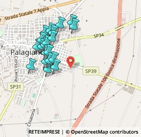 Mappa Via per Torre S. Domenico, 74019 Palagiano TA, Italia (0.4735)