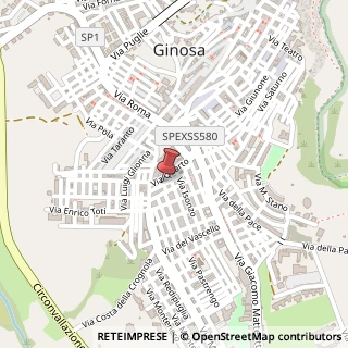 Mappa Via A.Diaz, 74013 Ginosa TA, Italia, 74013 Ginosa, Taranto (Puglia)