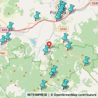 Mappa Via Aldo Moro, 85010 Pignola PZ, Italia (6.4785)