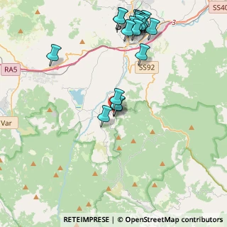 Mappa Via Aldo Moro, 85010 Pignola PZ, Italia (5.2685)