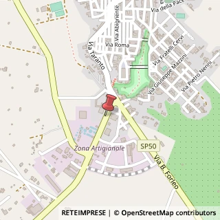 Mappa S. S. 7 per Grottaglie 2,5 Km, , 72021 Francavilla Fontana, Brindisi (Puglia)