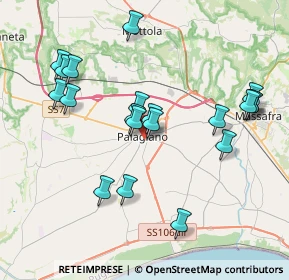 Mappa Via Carella, 74019 Palagiano TA, Italia (4.2255)