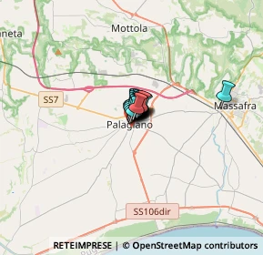 Mappa Via Carella, 74019 Palagiano TA, Italia (0.7205)