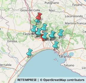 Mappa 74019 Palagiano TA, Italia (9.24583)