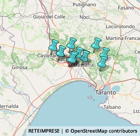 Mappa 74019 Palagiano TA, Italia (7.08538)