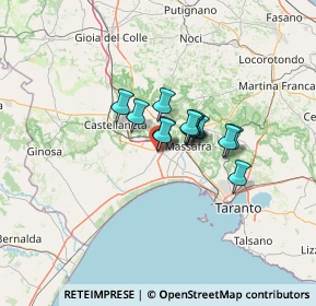 Mappa 74019 Palagiano TA, Italia (7.96385)