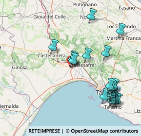 Mappa Via S. Quasimodo, 74019 Palagiano TA, Italia (19.123)