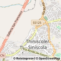 Map Siniscola