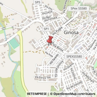 Mappa Via Giotto, 5, 74013 Ginosa, Taranto (Puglia)