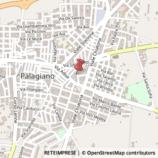 Mappa Via alfieri vittorio 6/a, 74019 Palagiano, Taranto (Puglia)