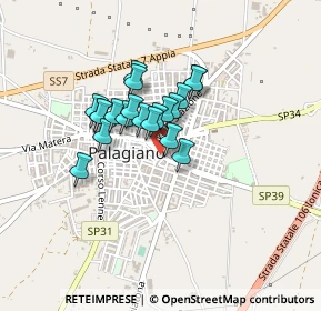 Mappa Via Felice Cavallotti, 74019 Palagiano TA, Italia (0.3115)