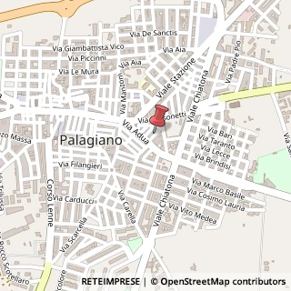 Mappa Via Giacomo Leopardi, 14, 74019 Palagiano, Taranto (Puglia)