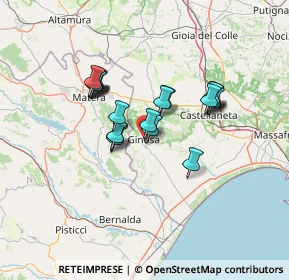 Mappa Via Tara, 74013 Ginosa TA, Italia (11.5905)