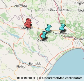 Mappa Via Gigli, 74013 Ginosa TA, Italia (11.9115)