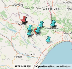 Mappa Via Gigli, 74013 Ginosa TA, Italia (11.5785)