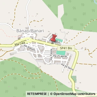 Mappa Via Vittorio Emanuele, 10, 07040 Banari SS, Italia, 07040 Banari, Sassari (Sardegna)