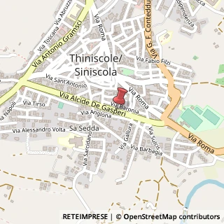 Mappa Via Alcide De Gasperi, 42, 08029 Siniscola, Nuoro (Sardegna)