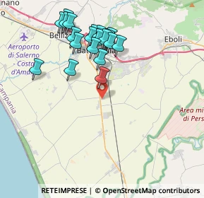 Mappa Via dell'OLEANDRO, 84025 Eboli SA, Italia (4.2895)