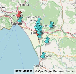 Mappa Via dell'OLEANDRO, 84025 Eboli SA, Italia (9.69333)