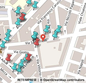 Mappa Via Sansonetti, 74019 Palagiano TA, Italia (0.07407)